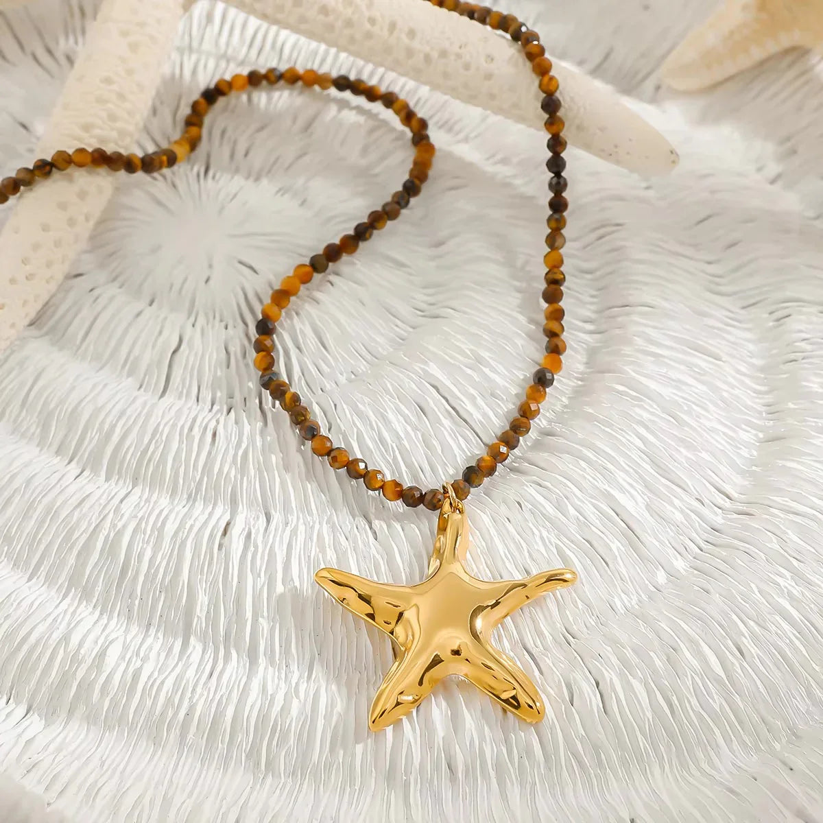[AuraEcho]Umi Gold Starfish Pendant