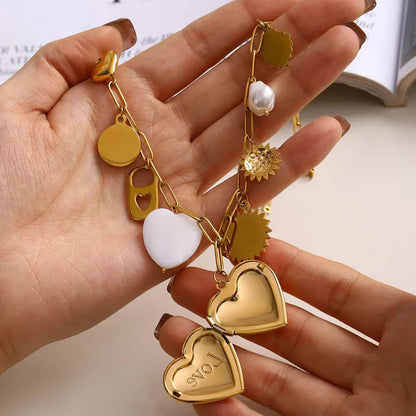 [AuraEcho]Lianne Gold Heart Locket