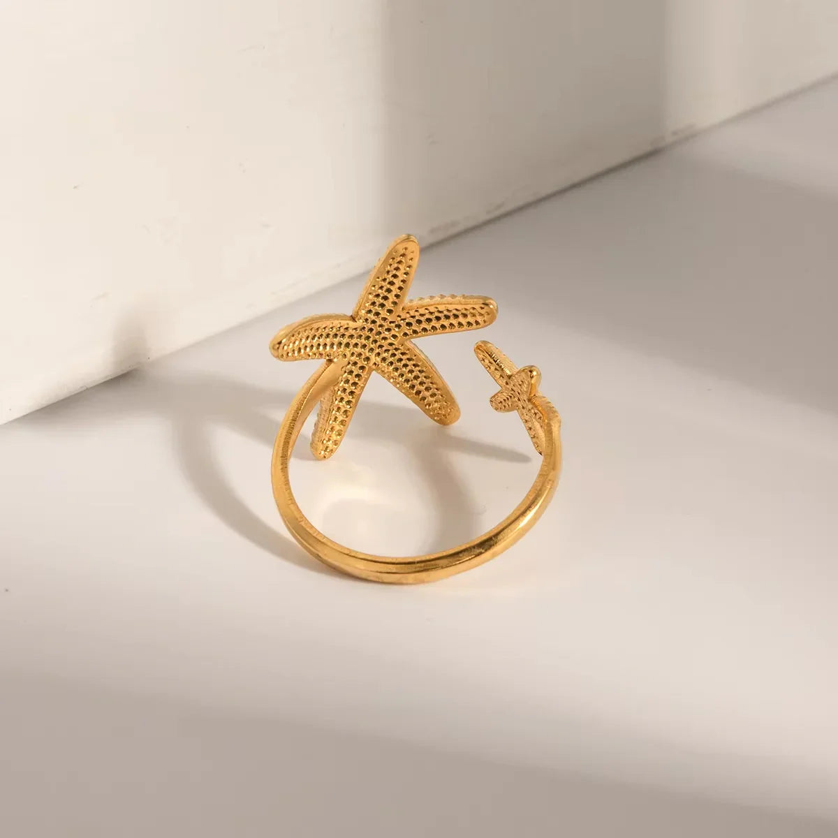 [AuraEcho]Seastar Gold Starfish Ring