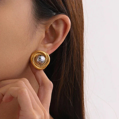 [AuraEcho]Ariadne Gold Earrings