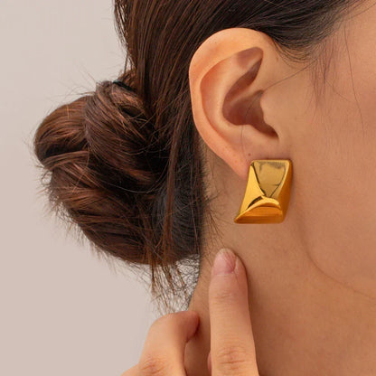 [AuraEcho]Elsie Gold Earrings