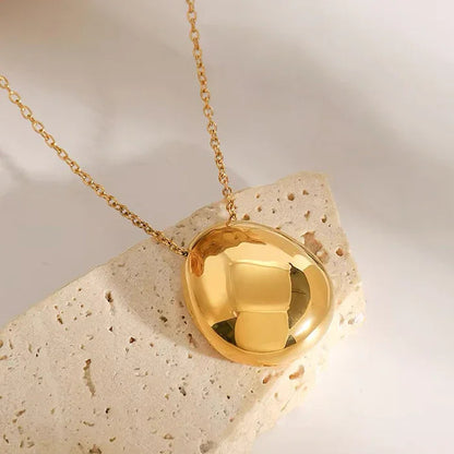 [AuraEcho]Claribel Gold Dome Necklace