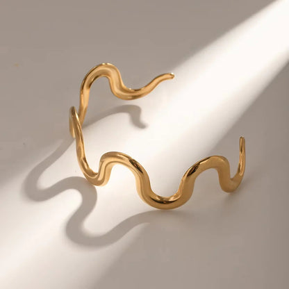 [AuraEcho]Senna Twisted Gold Bangle