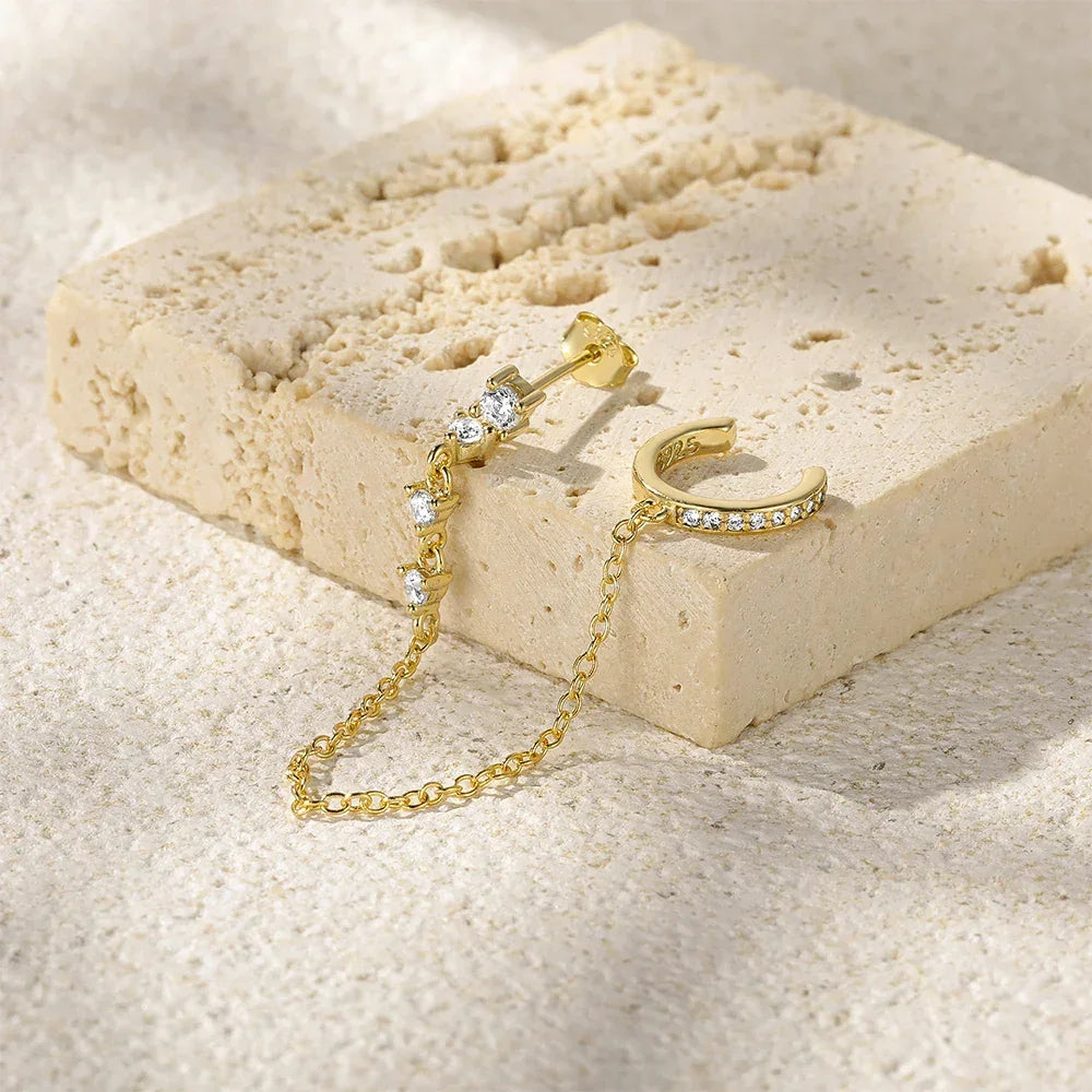 [AuraEcho]Audra Chain Cuff Earring