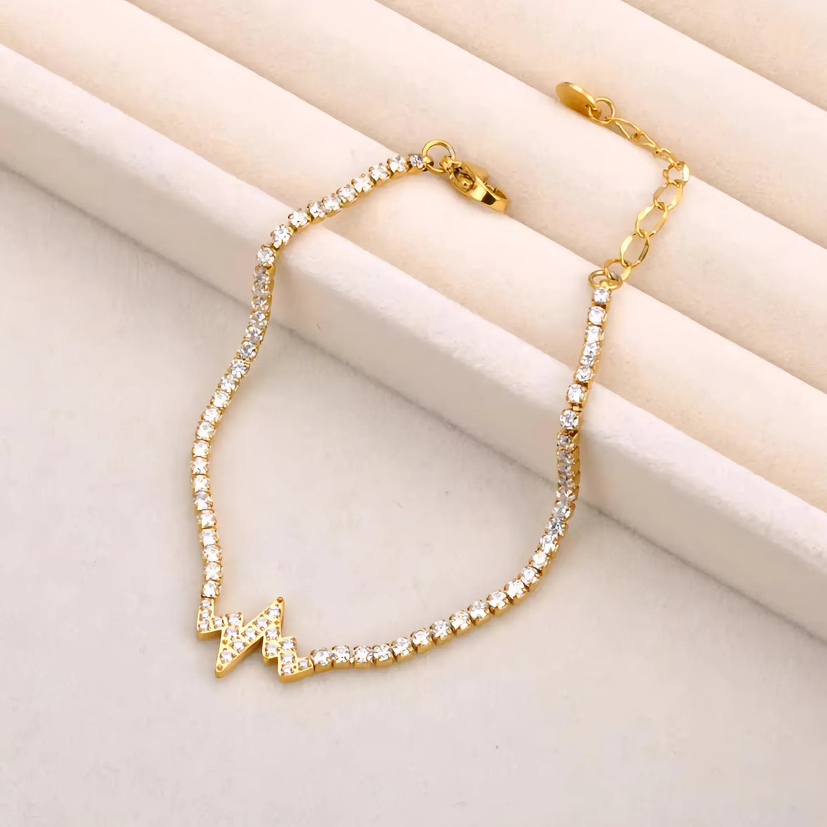 [AuraEcho]Annette Diamond Pulse Bracelet