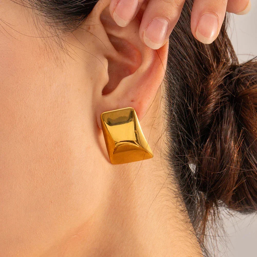 [AuraEcho]Elsie Gold Earrings