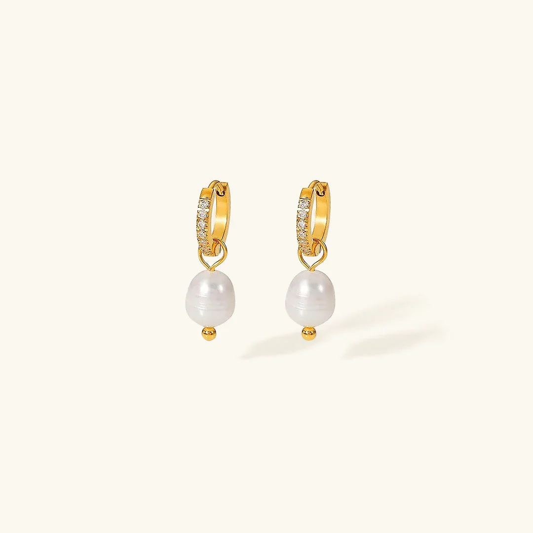 [AuraEcho]Sara Pearl Earrings