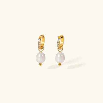 [AuraEcho]Sara Pearl Earrings