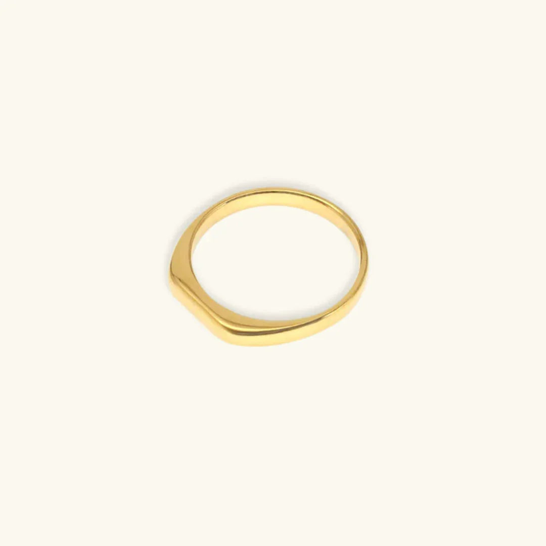 [AuraEcho]Sasha Geometric Gold Ring