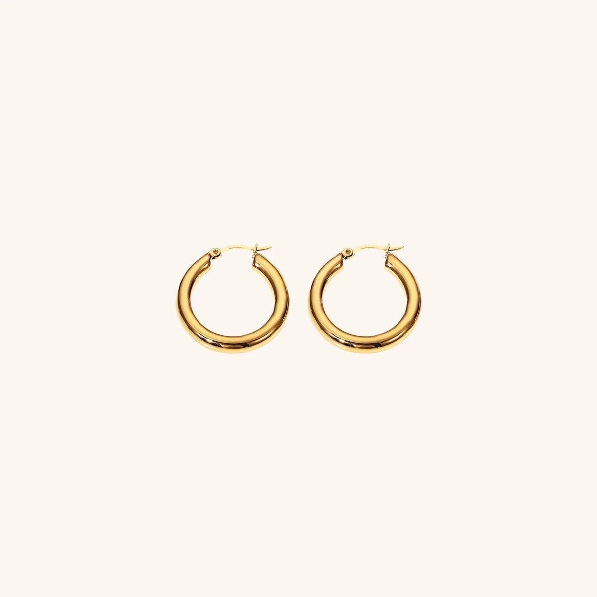 [AuraEcho]Wide Hoop Earrings