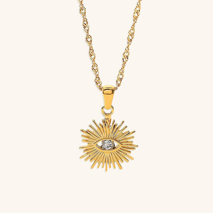 [AuraEcho]Solana Gold Necklace