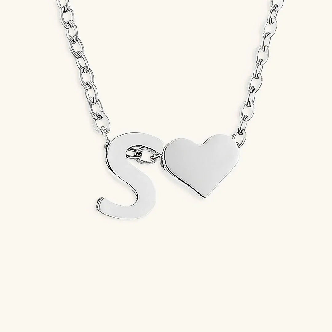 [AuraEcho]Ria Initial Letter Gold Necklace