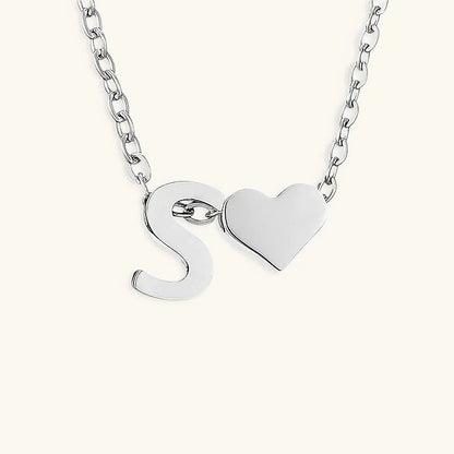 [AuraEcho]Ria Initial Letter Gold Necklace