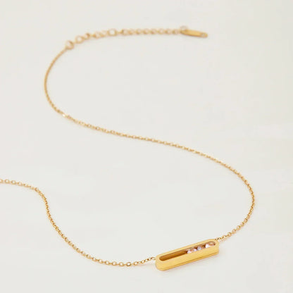 [AuraEcho]Abby Sculpted Gold Pendant