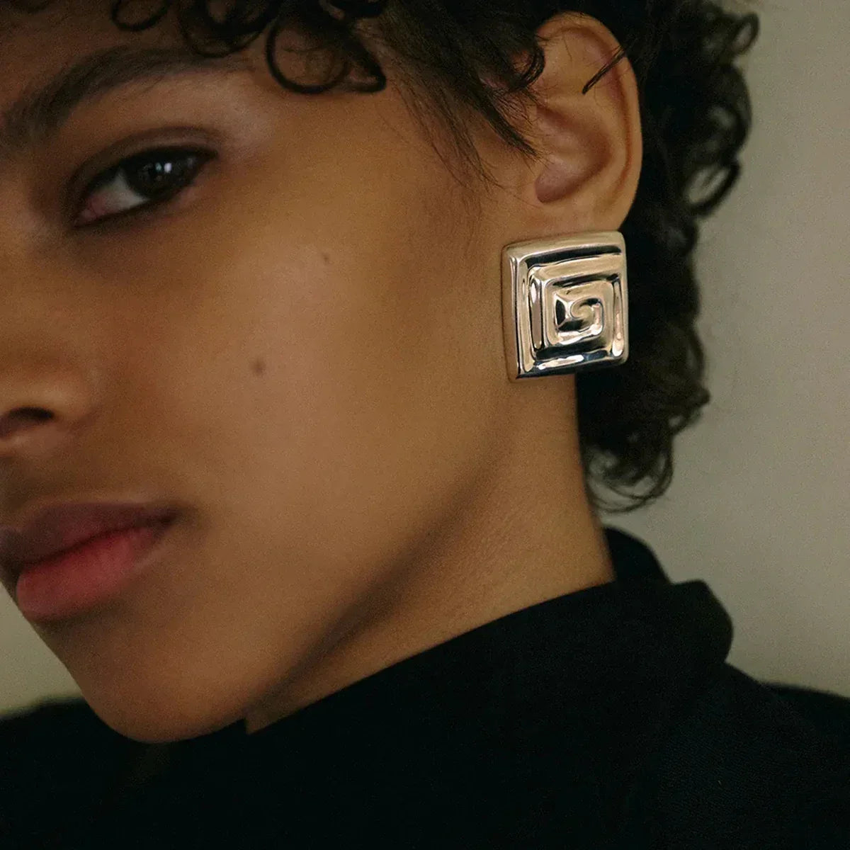 [AuraEcho]Karina Gold Earrings