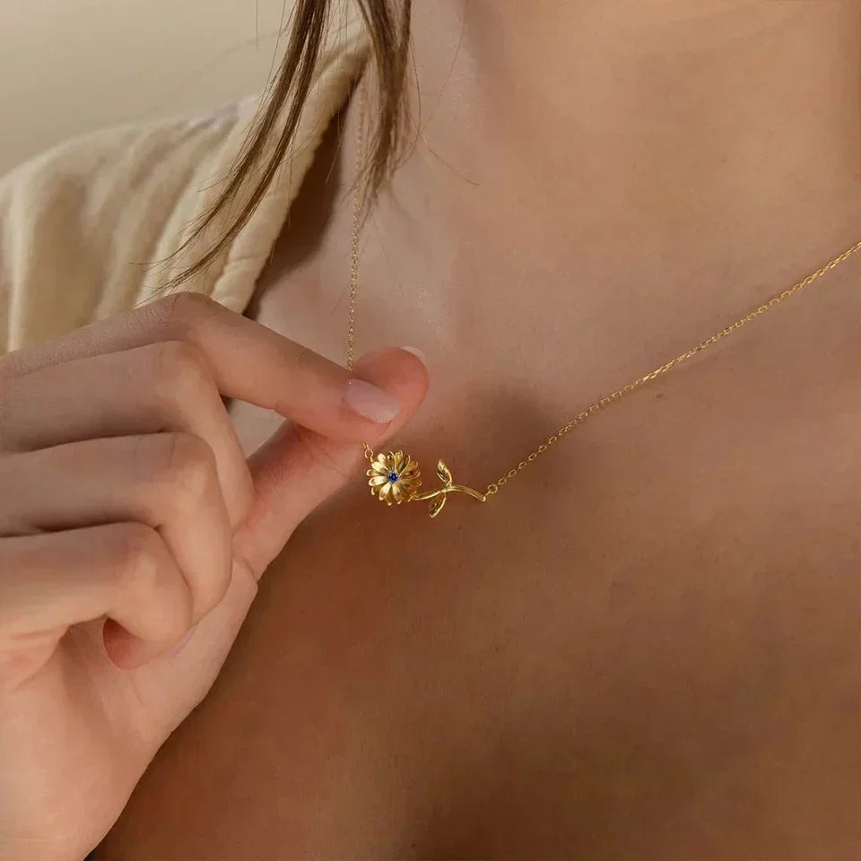 [AuraEcho]Maribelle Birth Flower Gold Necklace
