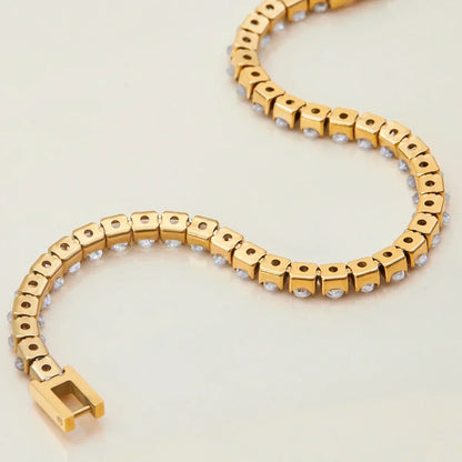 [AuraEcho]Avaria Oval Cut Tennis Bracelet