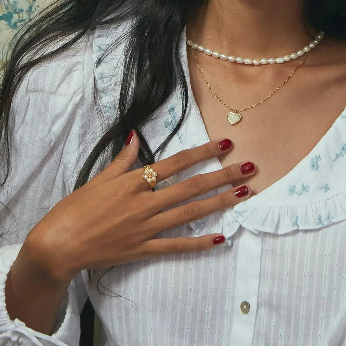 [AuraEcho]Thalia Freshwater Pearl Ring