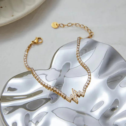[AuraEcho]Annette Diamond Pulse Bracelet