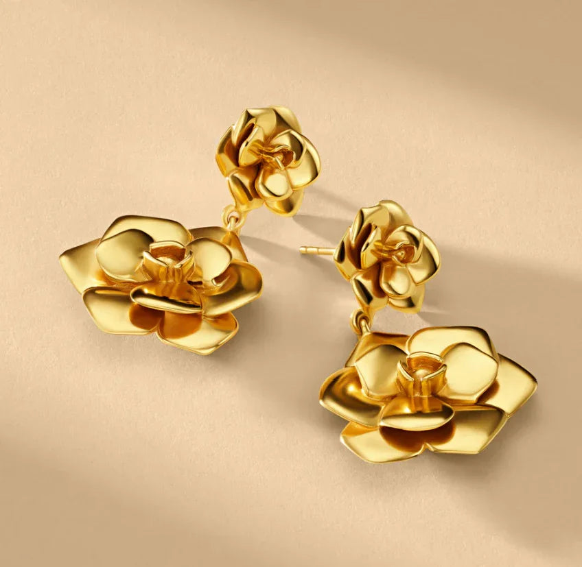 [AuraEcho]Thelma Gold Earrings