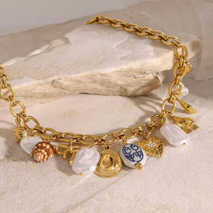 [AuraEcho]Wavecrest Ocean-Inspired Necklace