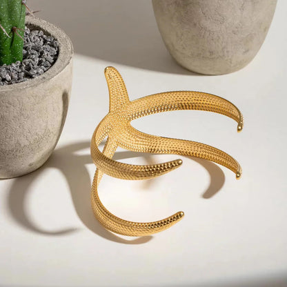 [AuraEcho]Annika Gold Starfish Cuff