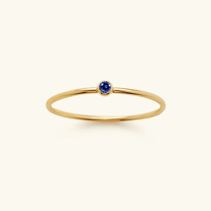 [AuraEcho]Amelia Birthstone Stacker Ring