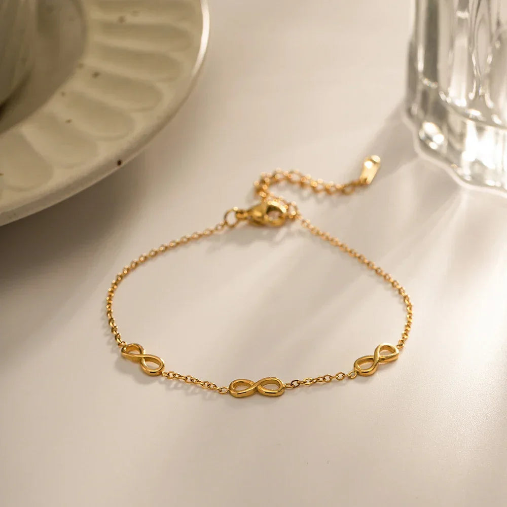 [AuraEcho]Everlasting Gold Bracelet