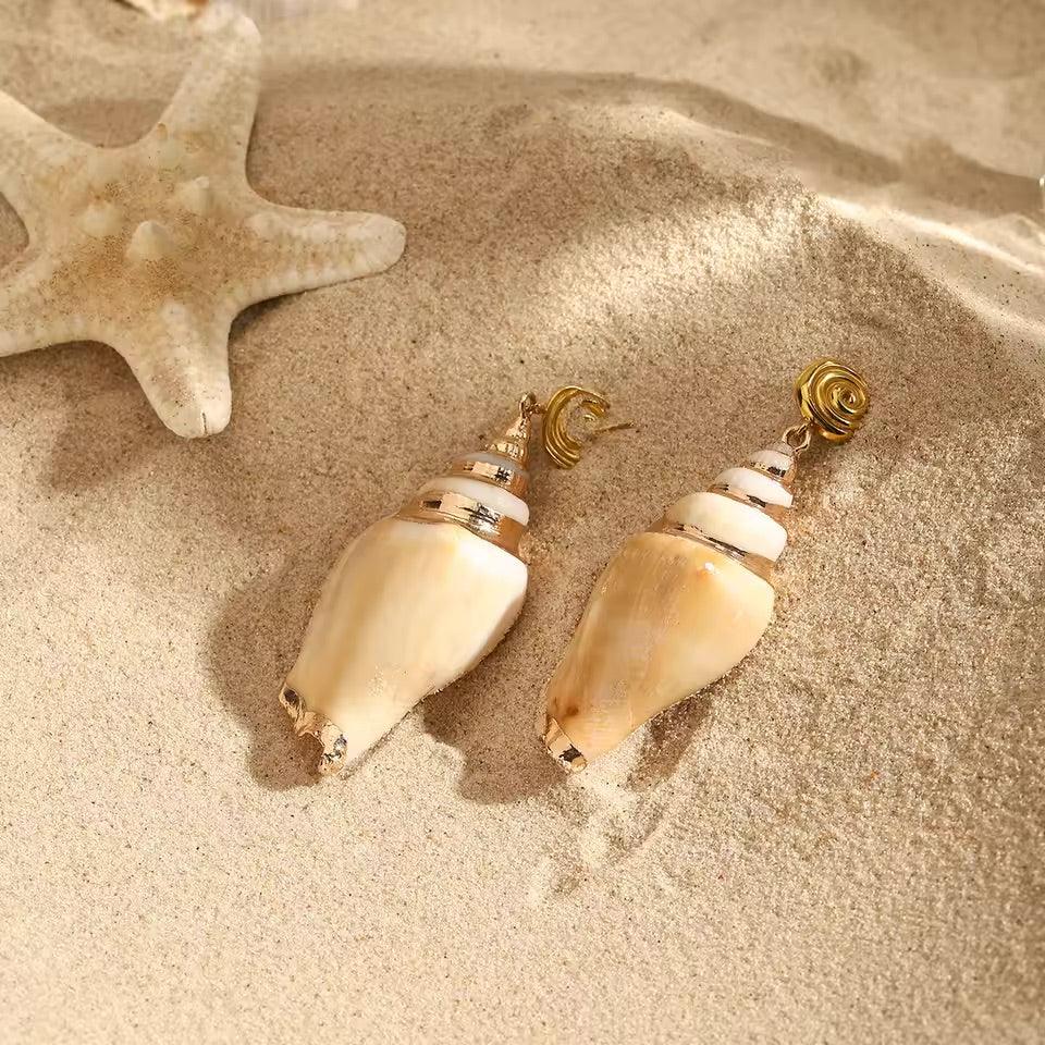 [AuraEcho]Sabrina Seashell Earrings