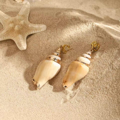 [AuraEcho]Sabrina Seashell Earrings
