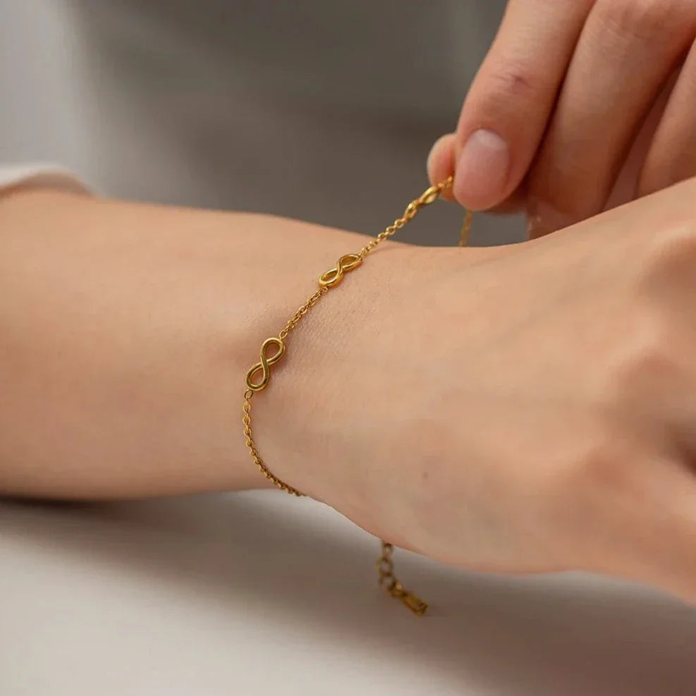 [AuraEcho]Everlasting Gold Bracelet