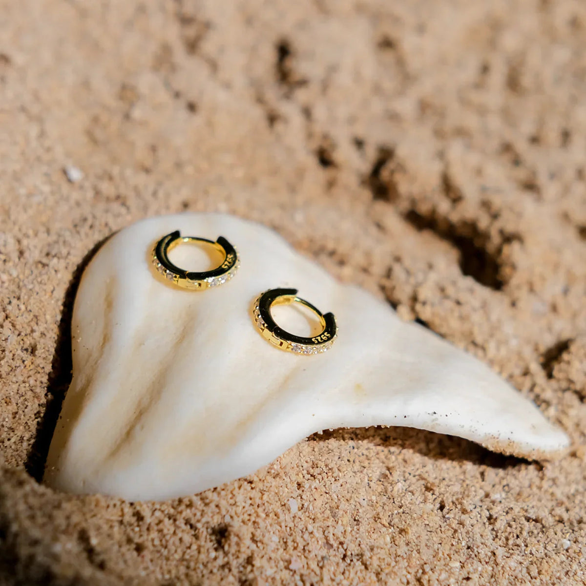 [AuraEcho]Terra Huggie Earrings