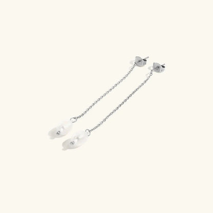 [AuraEcho]Tessa Pearl Tassel Earrings