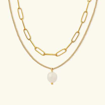 [AuraEcho]Tropica Freshwater Pearl Necklace