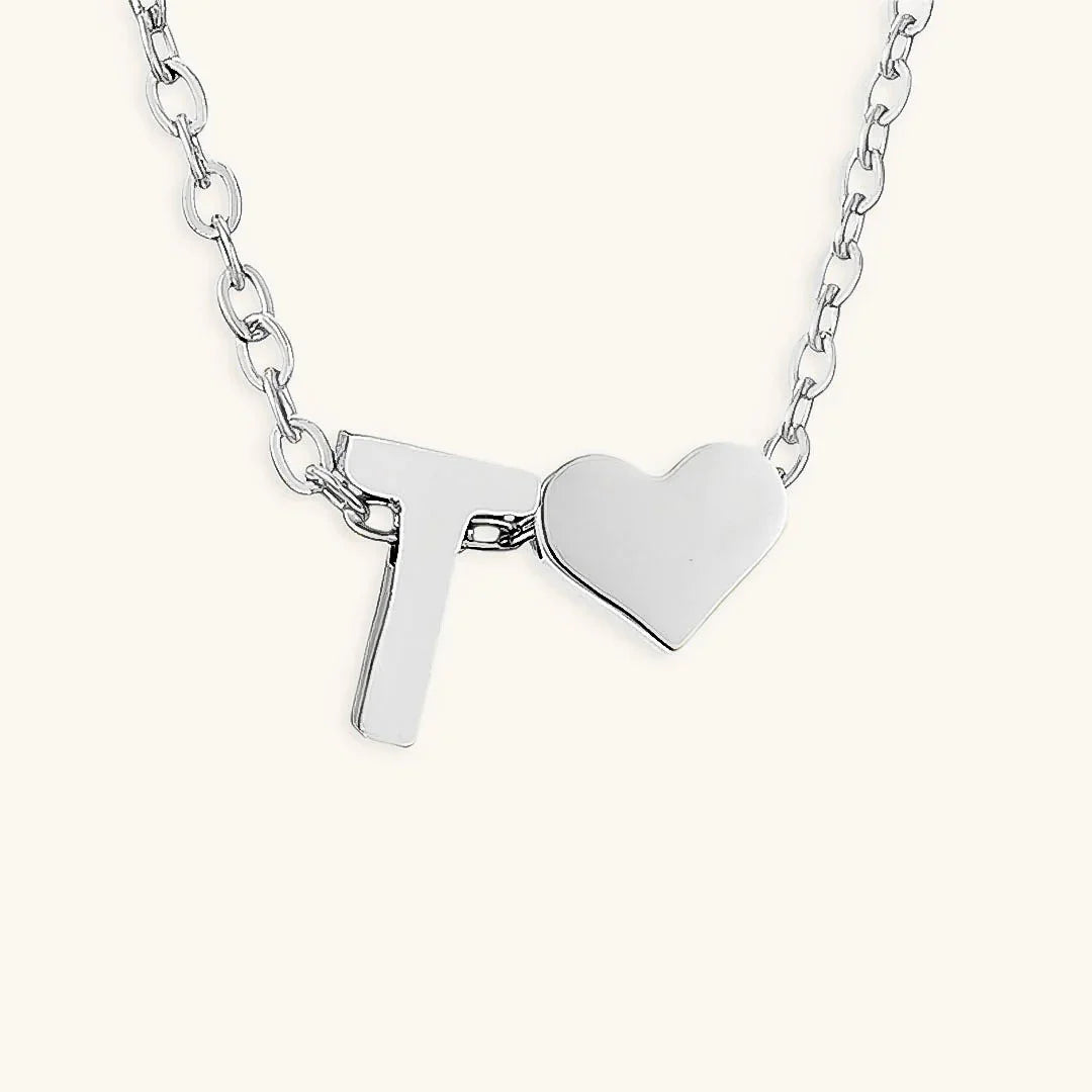 [AuraEcho]Ria Initial Letter Gold Necklace