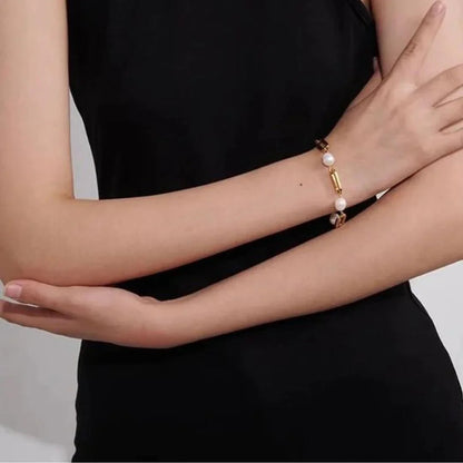 [AuraEcho]Janna Pearl Chain Bracelet