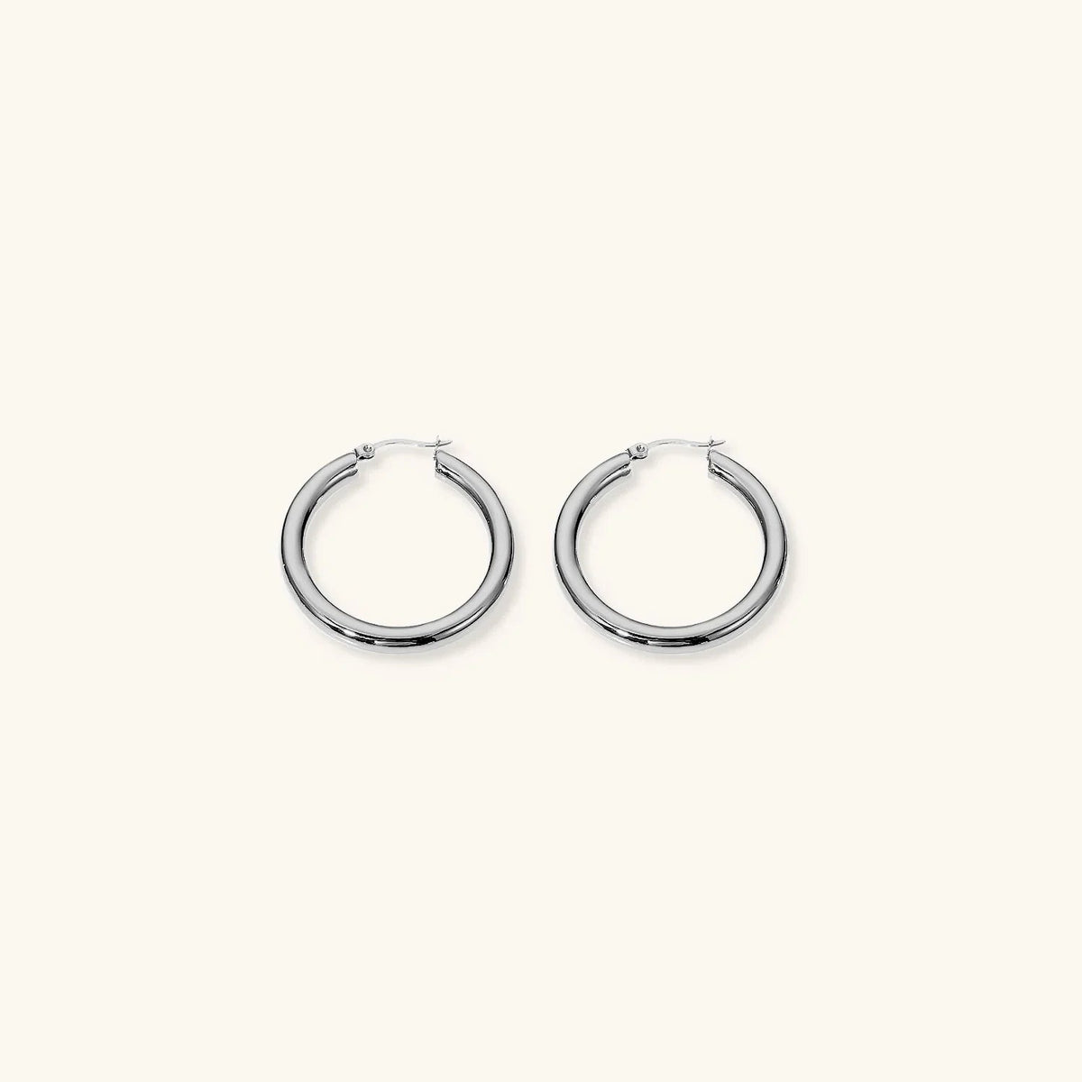 [AuraEcho]Wide Hoop Earrings