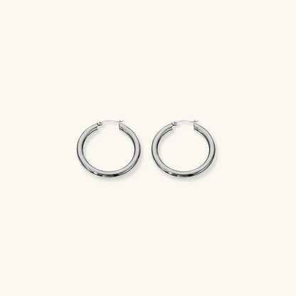 [AuraEcho]Wide Hoop Earrings