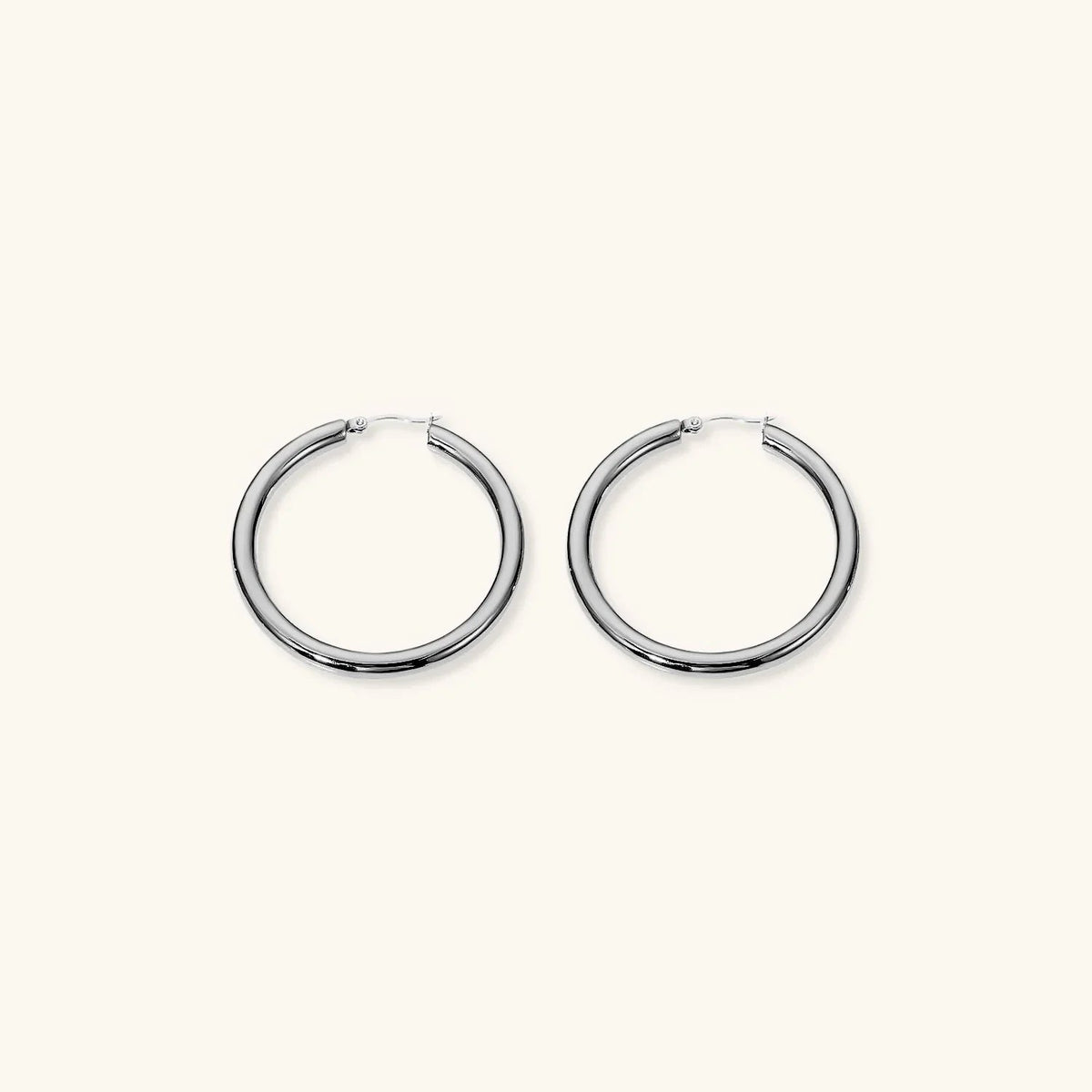 [AuraEcho]Wide Hoop Earrings