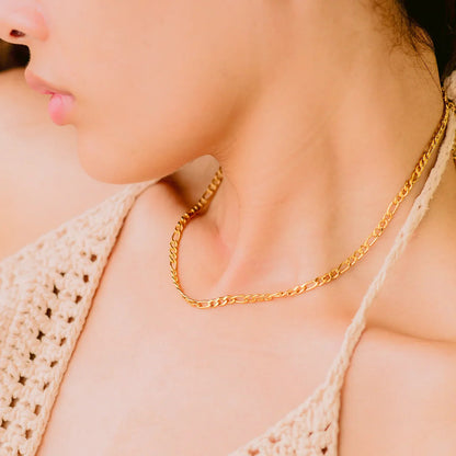 [AuraEcho]Willow Gold Chain Necklace