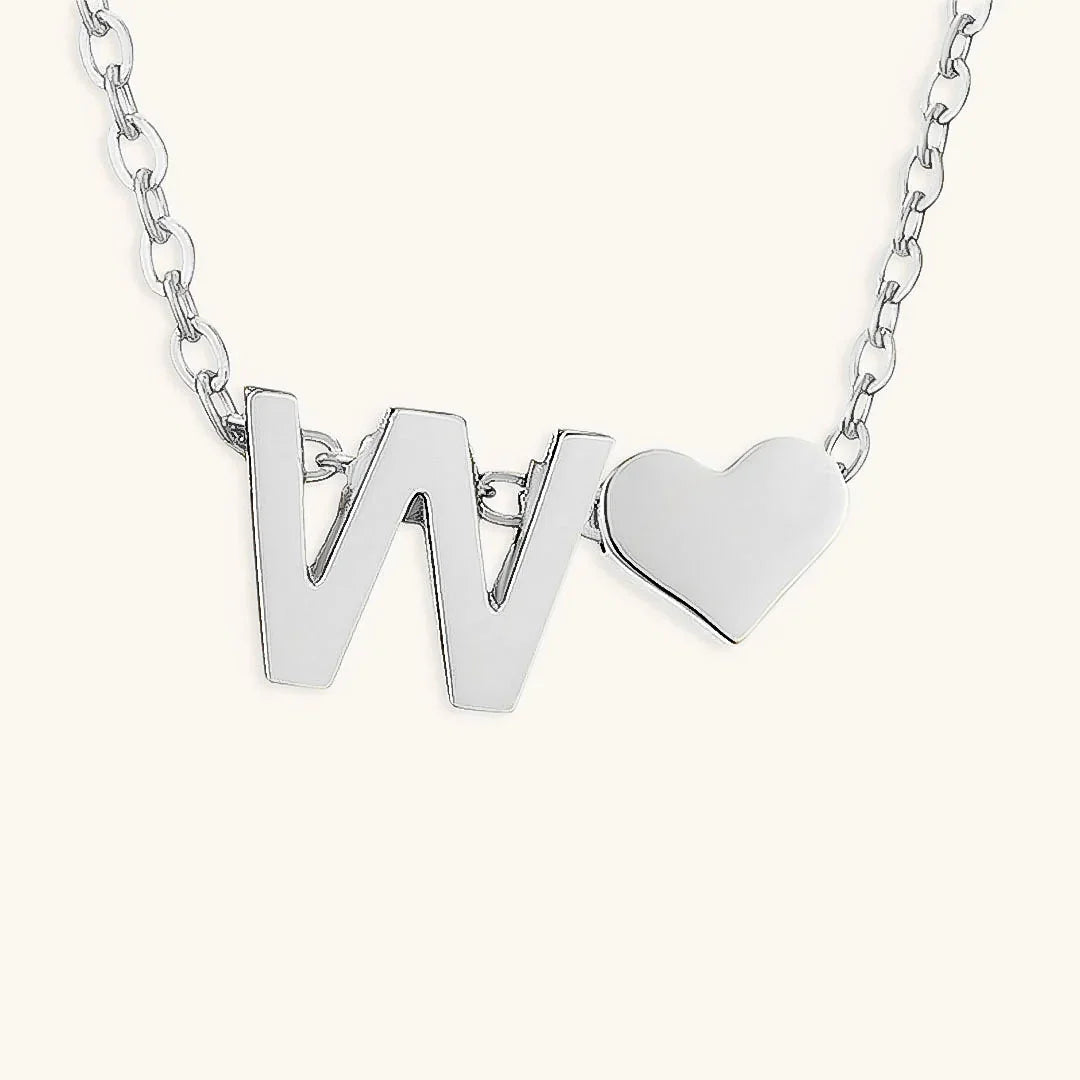 [AuraEcho]Ria Initial Letter Gold Necklace