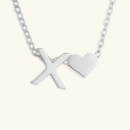 [AuraEcho]Ria Initial Letter Gold Necklace