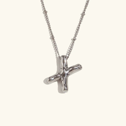 [AuraEcho]Balloon Gold Initial Necklace