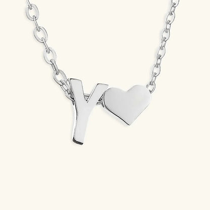[AuraEcho]Ria Initial Letter Gold Necklace