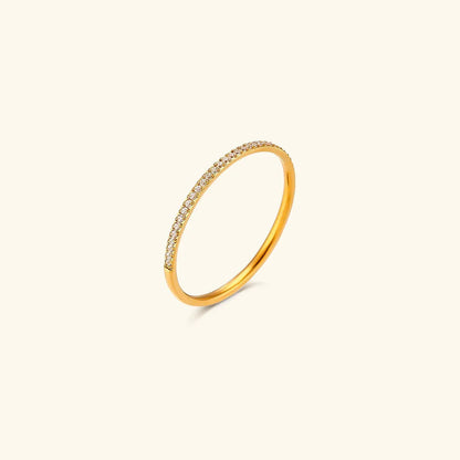[AuraEcho]Zarra Paved Gold Ring