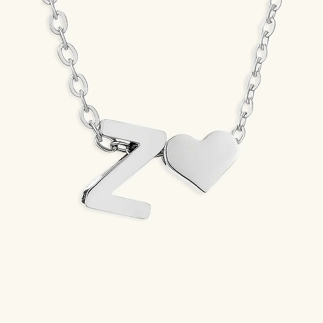 [AuraEcho]Ria Initial Letter Gold Necklace