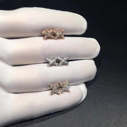 [AuraEcho]JEUX DE DIAMOND EARRINGS