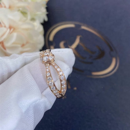 [AuraEcho]LIENS PINK GOLD DIAMOND RING