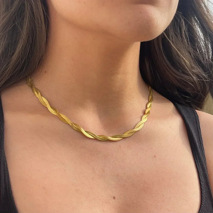 [AuraEcho]Lysa Twisted Chain Necklace