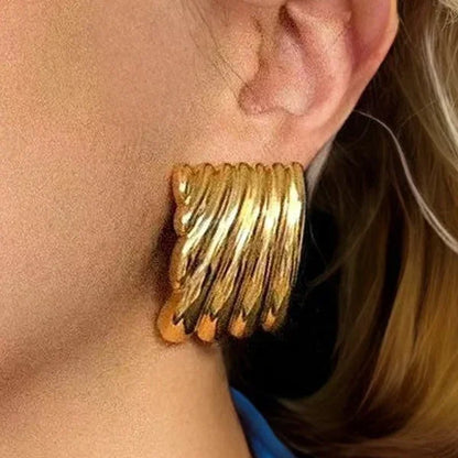 [AuraEcho]Alisa Gold Earrings